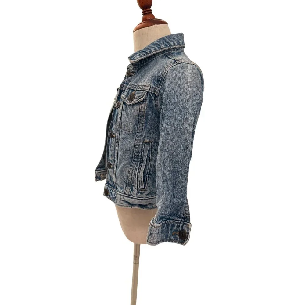 OshKosh B’gosh 2T‎ Toddler Denim Jacket Classic Blue Jean Coat Snap Front